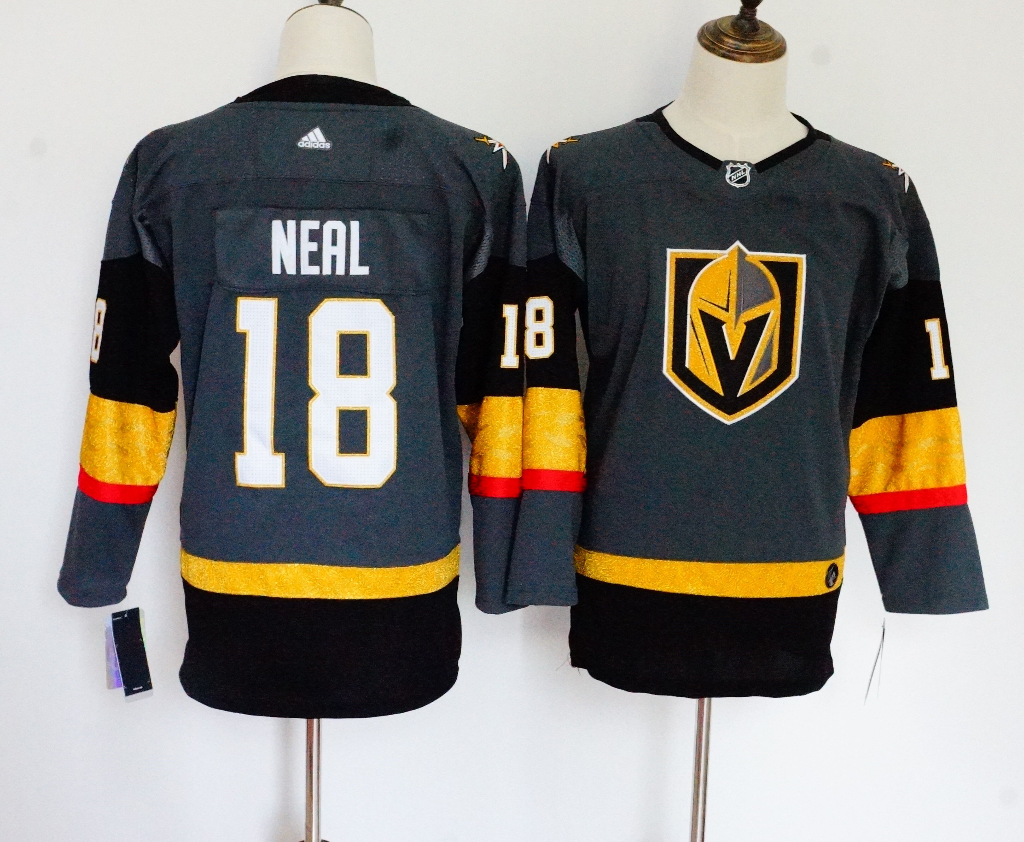 Women Vegas Golden Knights 18 Neal Gary Hockey Stitched Adidas NHL Jerseys